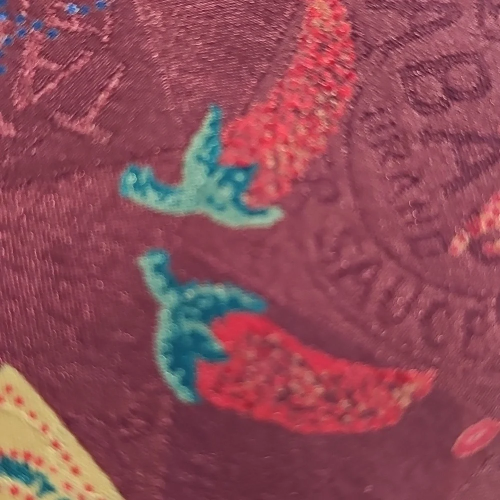 Tabasco Red Men's Tie. 100% Silk. Made In USA.‎
